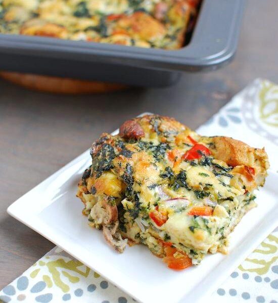 Sausage Vegetable Egg Bake