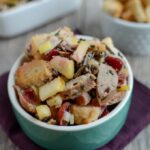 This Sausage and Wild Rice Stuffing is hearty enough for a meal but also makes a delicious side dish for Thanksgiving or Christmas.