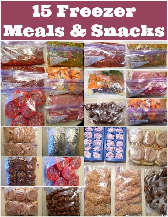 Freezer Meals & Snacks