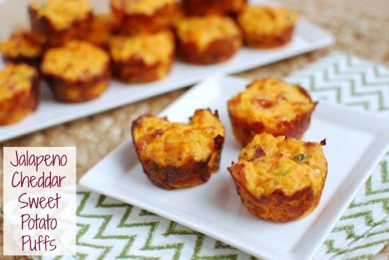 jalapeno cheddar sweet potato puffs