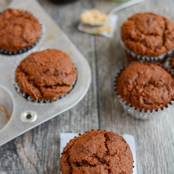 These Pumpkin Gingerbread Muffins are bursting with flavor, deliciously moist and they make a great mid-morning snack! They're the perfect way to transition from fall to winter. 
