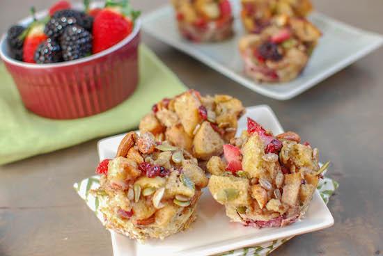 Berry Crunch French Toast Cups