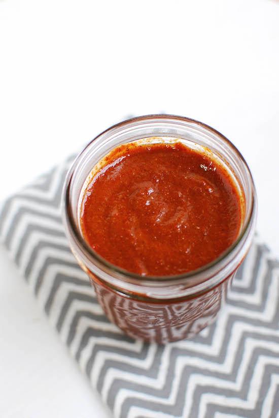 This low-sodium Homemade Enchilada Sauce is healthier and more flavorful than store-bought. Make a batch next time Mexican night is on the dinner menu!