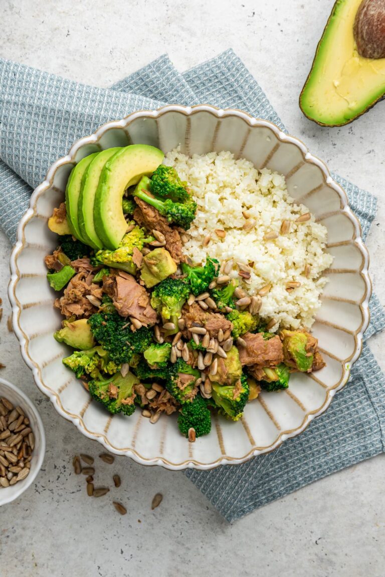 tuna broccoli avocado
