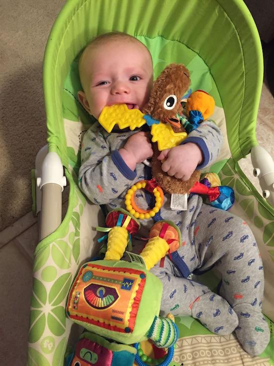 baby with toys