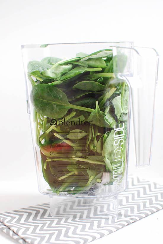 Stock your freezer with these Frozen Spinach Cubes so you always have them on hand to give your smoothie a nutritional boost!