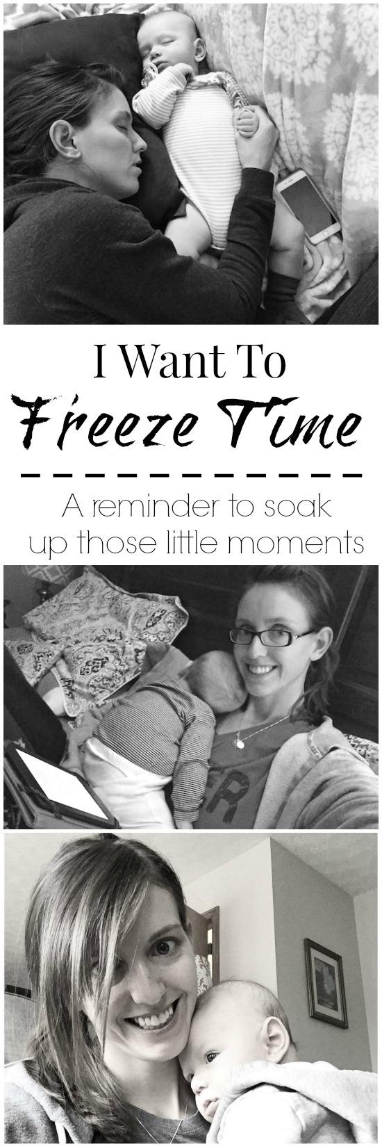 As a new mom, there will always be days that overwhelm you. Just a reminder to soak up those little moments.