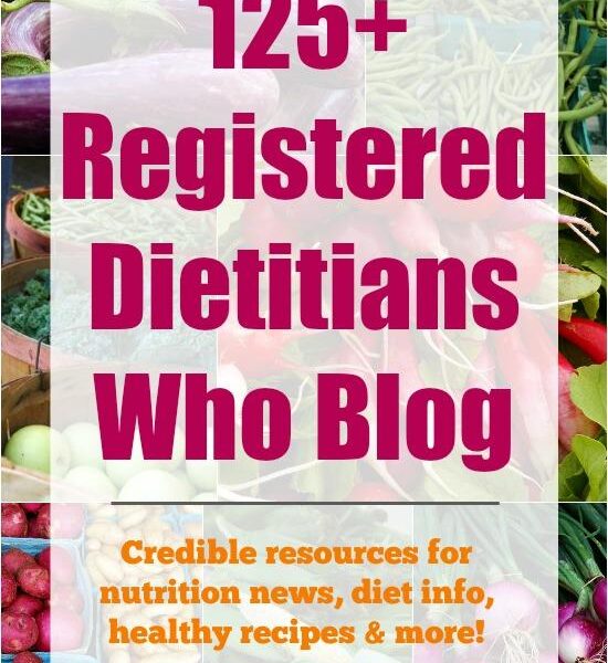 Have nutrition questions? Here are 125 Registered Dietitians who blog - great CREDIBLE resources in the online world!