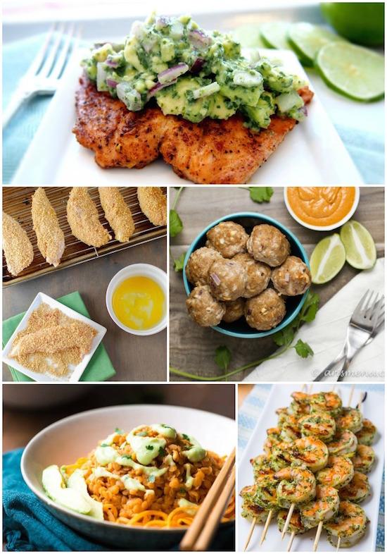 a week of healthy dinner ideas