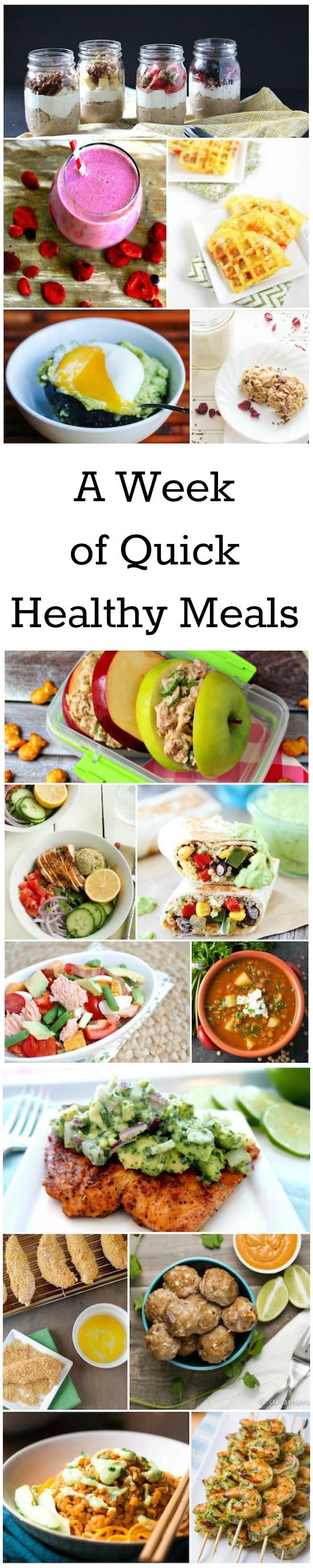 Week Of Quick Healthy Meals | Breakfast, Lunch & Dinner!