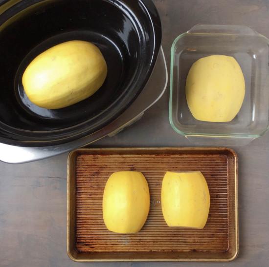 Want to learn how to cook spaghetti squash? Here are three different methods!