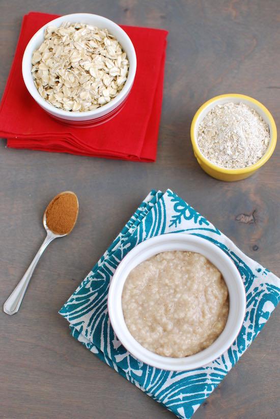 Made with just 3 ingredients and ready in 15 minutes this homemade oat cereal for babies is an easy alternative to store bought!