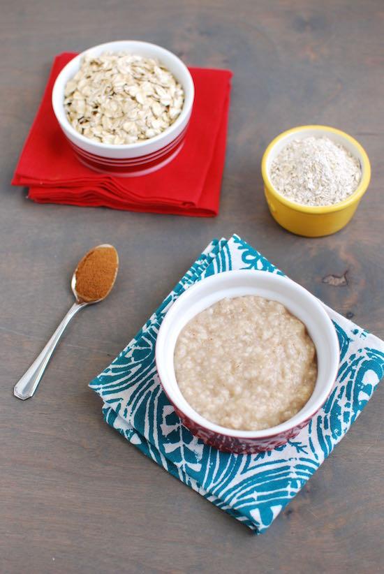 Made with just 3 ingredients and ready in 15 minutes this homemade oat cereal for babies is an easy alternative to store bought!