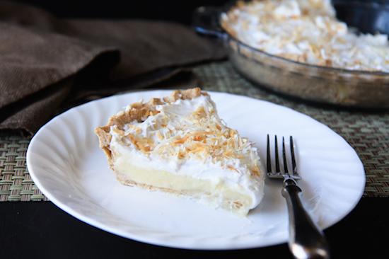 Light Triple Coconut Cream Pie