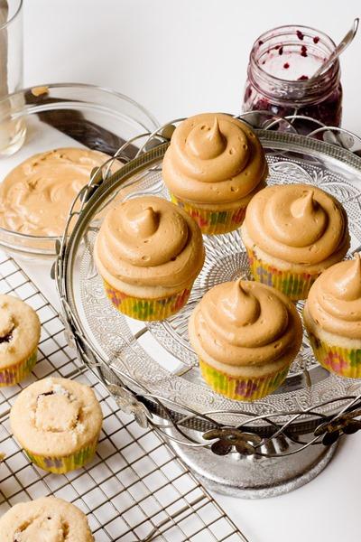 Peanut Butter and Jelly Cupcakes