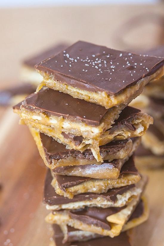 No Bake Salted Caramel Slice