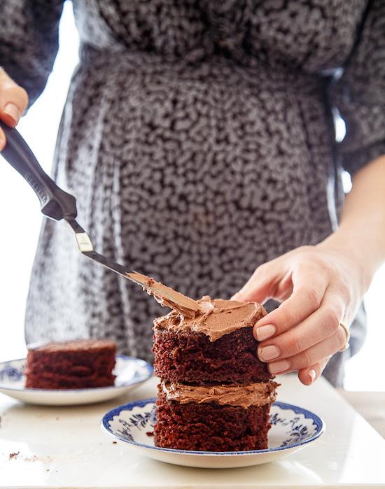Mini Chocolate Layer Cakes for Two