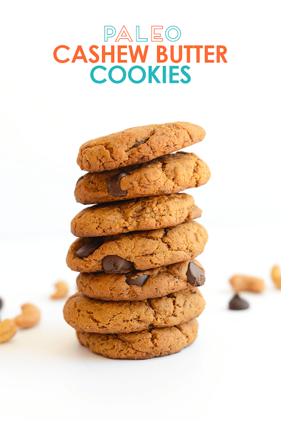 Paleo Cashew Butter Cookies