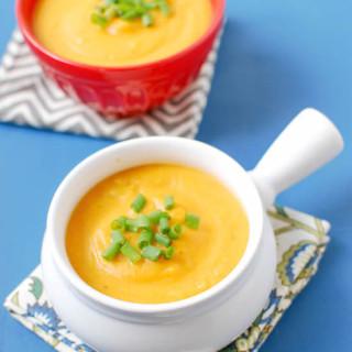 This potato soup is made with two kinds of potatoes and makes a great, nutritious option for lunch or dinner!