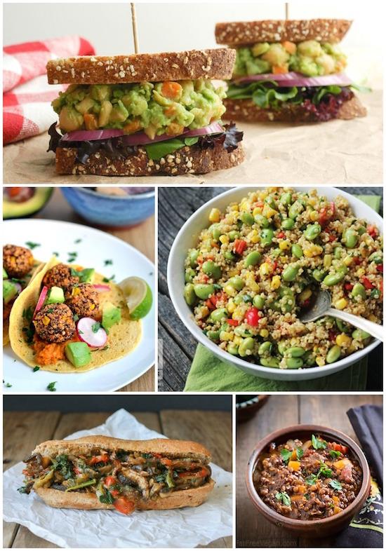 Menu planning? Check out this week of vegan meals for some delicious meatless breakfast, lunch, and dinner ideas!