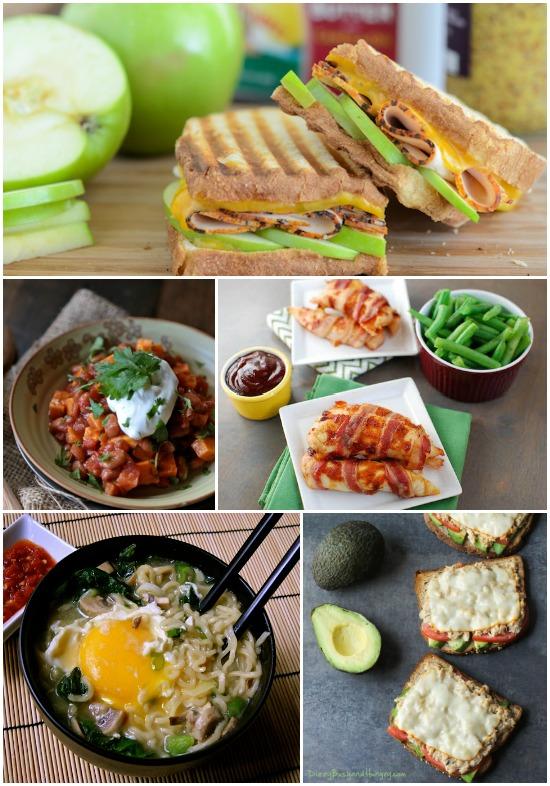 5 lunch recipes you can make with 5 ingredients or less.