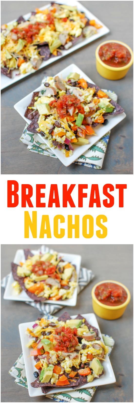 Gluten-free and easy to customize, these Breakfast Nachos are quick, easy way to change up your breakfast routine!