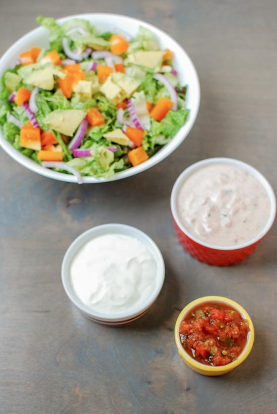 This Salsa Yogurt Dressing is simple to make and great for salads! It can also be used as a marinade or dip!