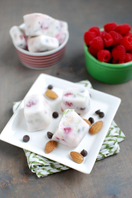 This recipe for Frozen Yogurt Bites is easy to customize and makes a perfect healthy snack or breakfast for both kids and adults!