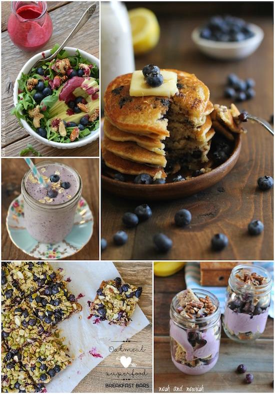 A Week of Meals Featuring Blueberries