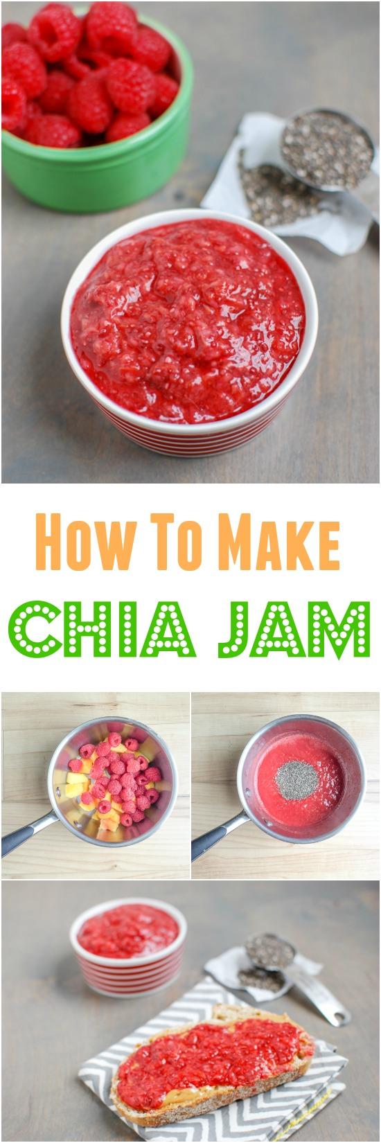 Summer is the perfect time to learn how to make chia jam. Use up your favorite fruits before they go bad and turn them into a low-sugar jam that's great for breakfast, lunch and snack time!