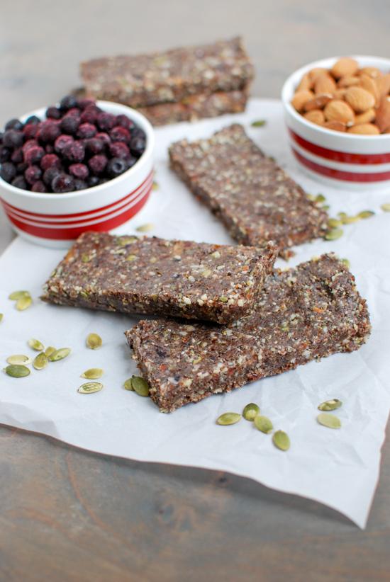 These Wild Blueberry Energy Bars are packed with nutritious ingredients and perfect for refueling after a workout!