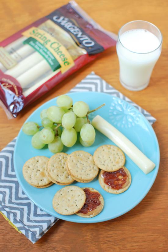 Mini Meal - PB&J Crackers, cheese and fruit