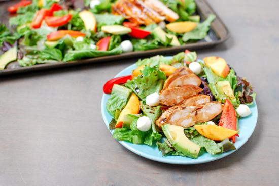 A light and fresh summer lunch, this Grilled BBQ Chicken Salad is simple, healthy and full of flavor!
