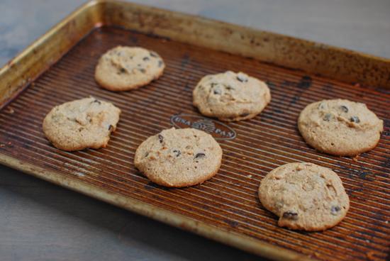 This recipe for Small Batch Chocolate Chip cookies is gluten-free, paleo-friendly and makes just 6 cookies.