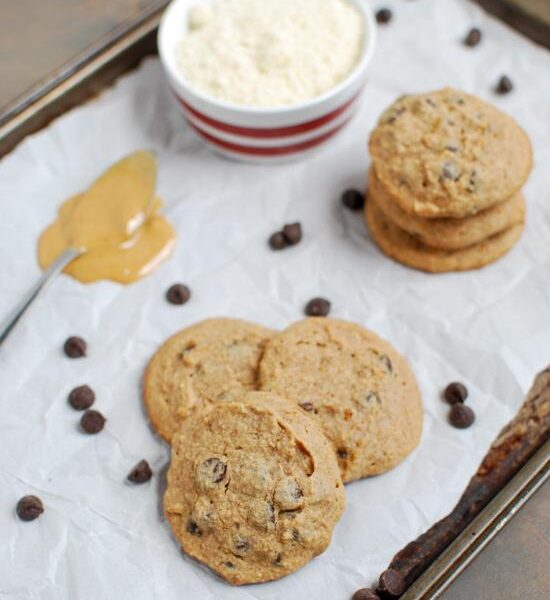 This recipe for Small Batch Chocolate Chip cookies is gluten-free, paleo-friendly and makes just 6 cookies.