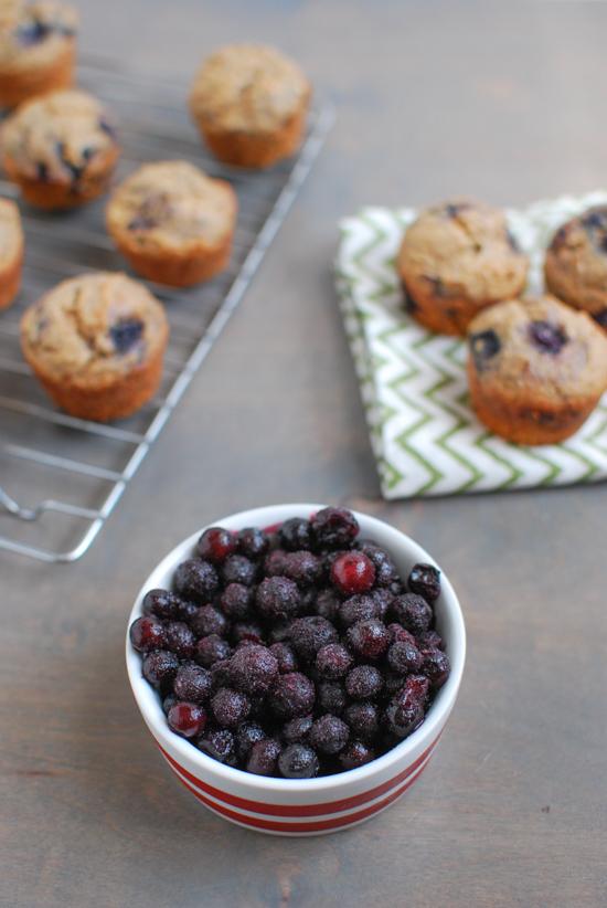 These Wild Blueberry Mini Muffins make a healthy and flavorful bite-size snack. Perfect for moms to enjoy with the kids after an afternoon nap!