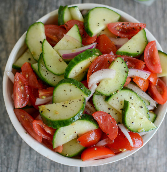 cucumber tomato salad 1