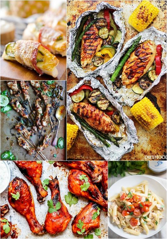 A Week of Dinner Ideas with Chicken