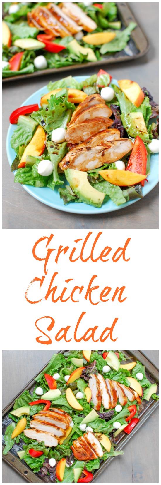 Grilled BBQ Chicken Salad