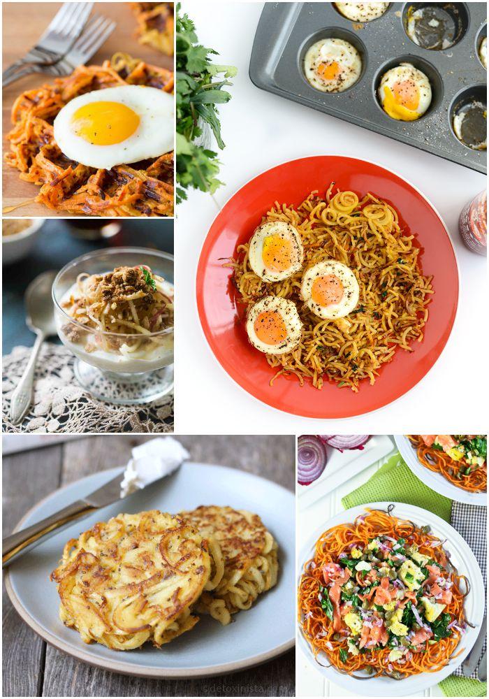 A Week of Spiralized Breakfast Ideas