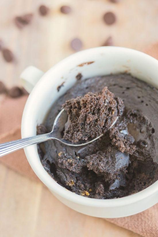 1 Min Flourless Chocolate Cake