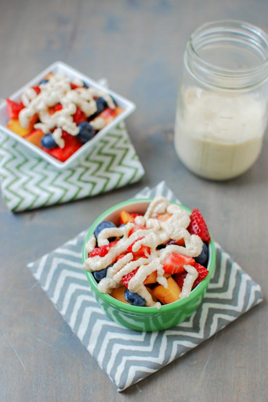 This recipe for Lemon Cashew Cream is so simple and flavorful you'd never guess it's vegan. Pair it with fresh berries or use it to make a no-bake tart for dessert!