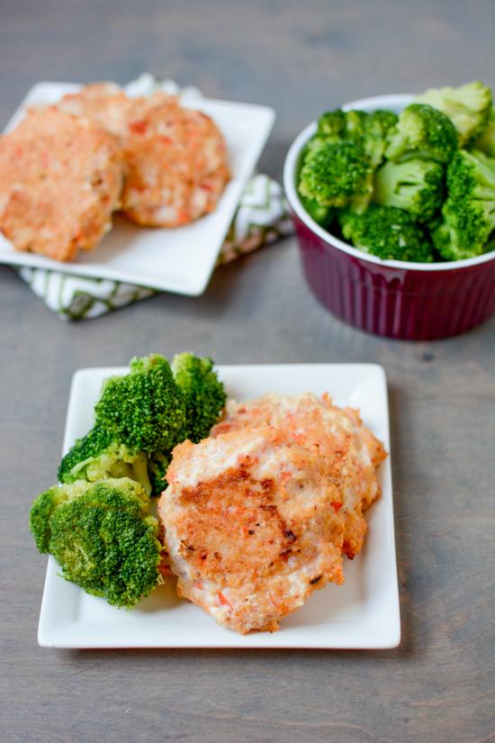 These Baked Shrimp Cakes are cooked straight from frozen. Prep them ahead of time to stock your freezer and enjoy an easy dinner during a busy week. 