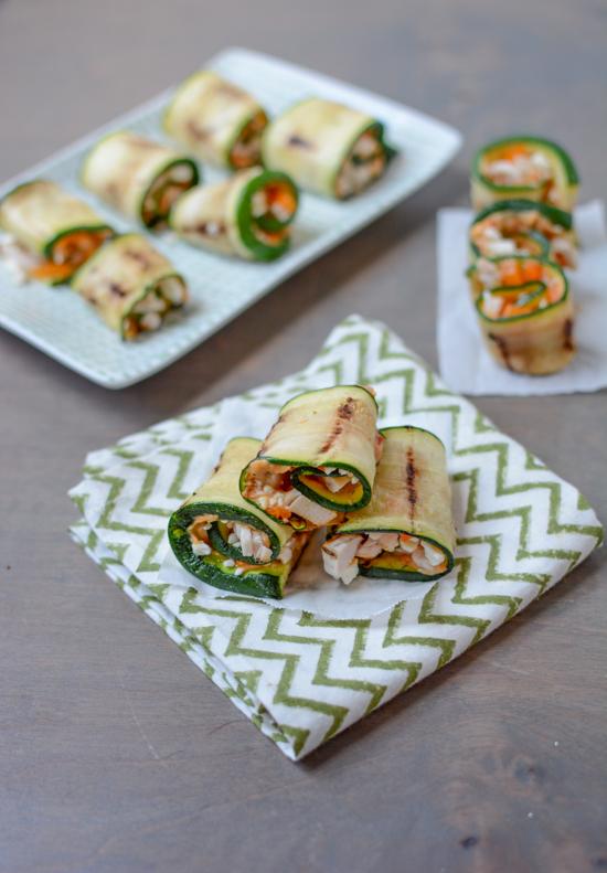 Another way to enjoy zucchini. These Grilled Zucchini Roll-ups are an easy appetizer or snack idea and the filling is totally customizable!