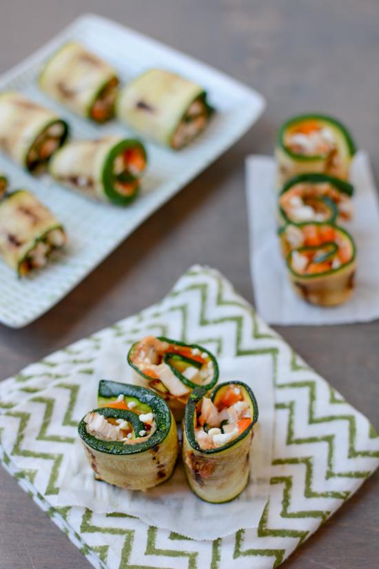Another way to enjoy zucchini. These Grilled Zucchini Roll-ups are an easy appetizer or snack idea and the filling is totally customizable!