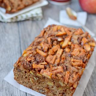 Studded with sweet cinnamon apples and pecans, this Caramel Apple Bread makes the perfect snack.