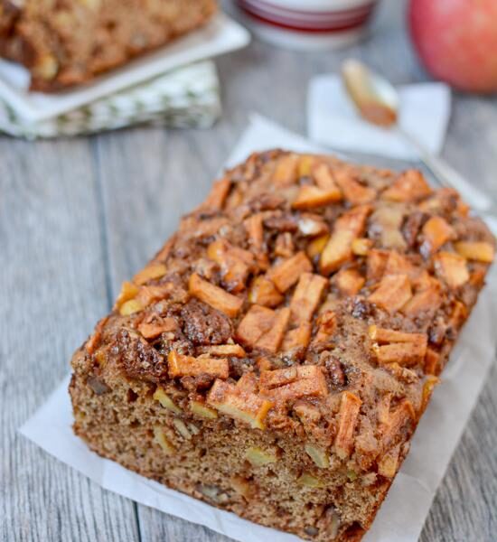 Studded with sweet cinnamon apples and pecans, this Caramel Apple Bread makes the perfect snack.