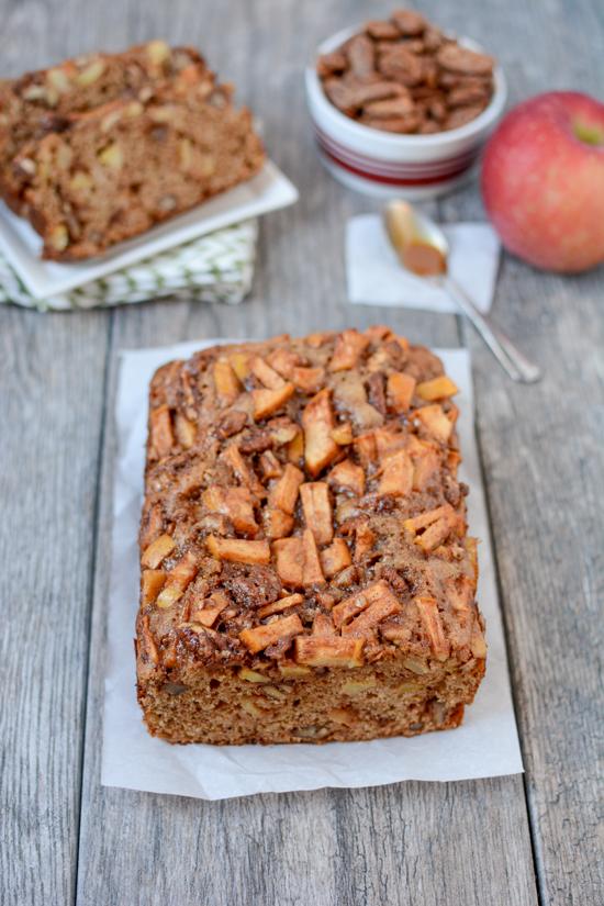 Studded with sweet cinnamon apples and pecans, this Caramel Apple Bread makes the perfect snack. 