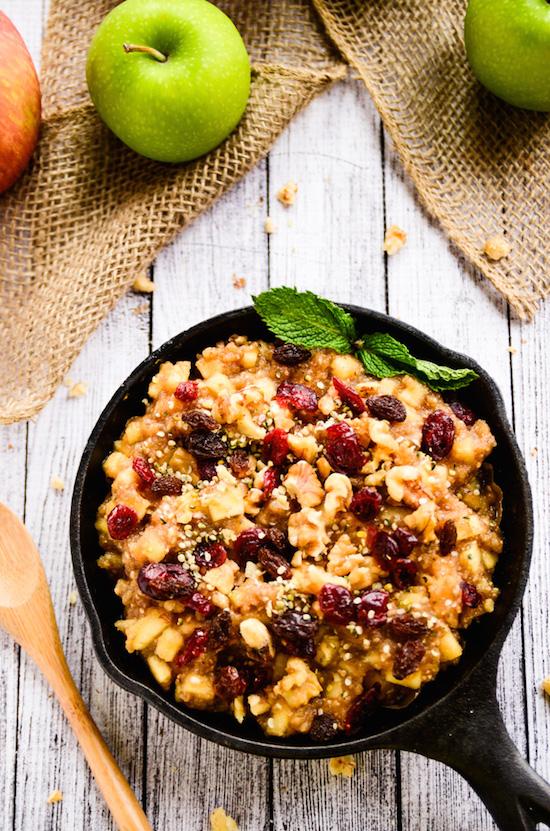 10 Healthy Ways To Eat Apples For Breakfast 8 Raw Apple Cinnamon Chia Breakfast Bowl