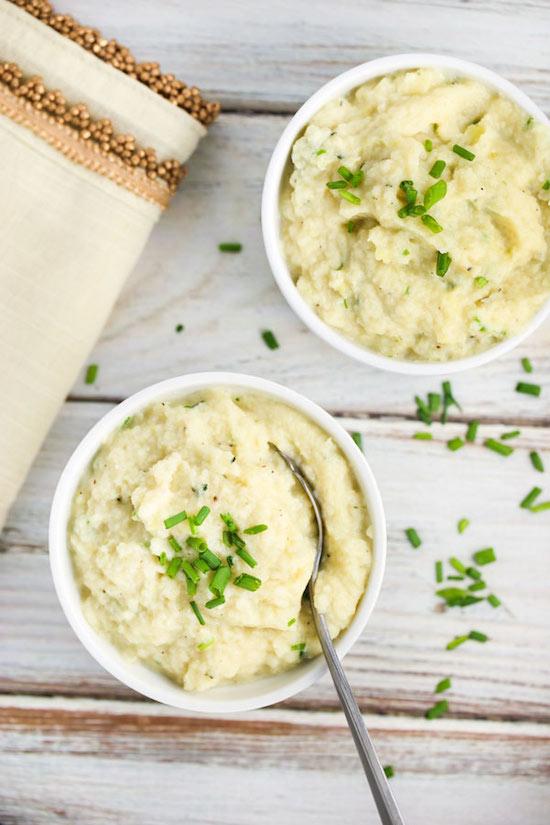 Vegan Mashed Cauliflower